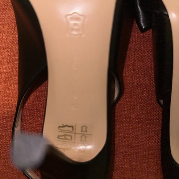 Gianvito Rossi Safira pumps Slingback 85 mm In Black Leather - Picture 9 of 9